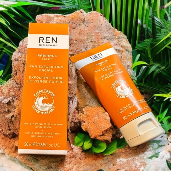 NIB REN Clean Skincare Radiance PHA Exfoliating Facial 50ML - Picture 1 of 7
